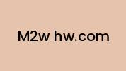 M2w-hw.com Coupon Codes