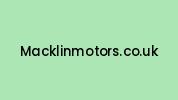 Macklinmotors.co.uk Coupon Codes