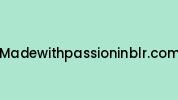 Madewithpassioninblr.com Coupon Codes