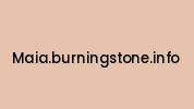 Maia.burningstone.info Coupon Codes