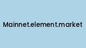 Mainnet.element.market Coupon Codes
