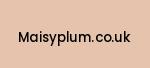 maisyplum.co.uk Coupon Codes