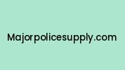 Majorpolicesupply.com Coupon Codes