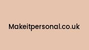 Makeitpersonal.co.uk Coupon Codes