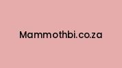 Mammothbi.co.za Coupon Codes