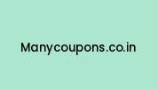 Manycoupons.co.in Coupon Codes