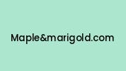 Mapleandmarigold.com Coupon Codes