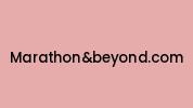 Marathonandbeyond.com Coupon Codes