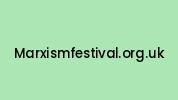 Marxismfestival.org.uk Coupon Codes