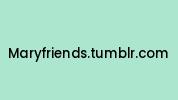 Maryfriends.tumblr.com Coupon Codes