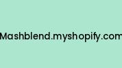 Mashblend.myshopify.com Coupon Codes