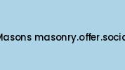 Masons-masonry.offer.social Coupon Codes