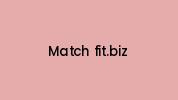 Match-fit.biz Coupon Codes