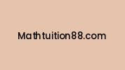 Mathtuition88.com Coupon Codes