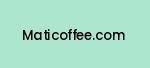 maticoffee.com Coupon Codes