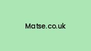 Matse.co.uk Coupon Codes