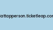 Mattapperson.ticketleap.com Coupon Codes
