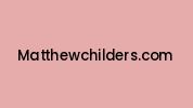 Matthewchilders.com Coupon Codes