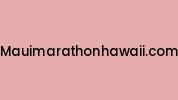 Mauimarathonhawaii.com Coupon Codes