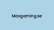 Maxgaming.se Coupon Codes