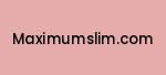 maximumslim.com Coupon Codes