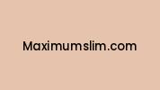 Maximumslim.com Coupon Codes