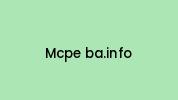 Mcpe-ba.info Coupon Codes