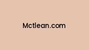 Mctlean.com Coupon Codes