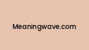 Meaningwave.com Coupon Codes