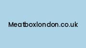 Meatboxlondon.co.uk Coupon Codes
