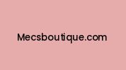 Mecsboutique.com Coupon Codes
