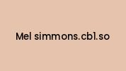 Mel-simmons.cb1.so Coupon Codes