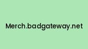 Merch.badgateway.net Coupon Codes