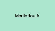 Meriletfou.fr Coupon Codes