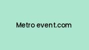Metro-event.com Coupon Codes
