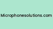 Microphonesolutions.com Coupon Codes