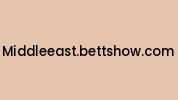 Middleeast.bettshow.com Coupon Codes
