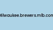 Milwaukee.brewers.mlb.com Coupon Codes