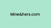 Mineandhers.com Coupon Codes