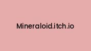 Mineraloid.itch.io Coupon Codes