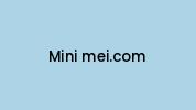Mini-mei.com Coupon Codes