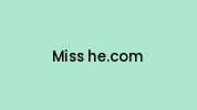 Miss-he.com Coupon Codes