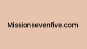 Missionsevenfive.com Coupon Codes
