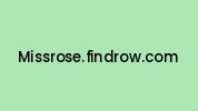 Missrose.findrow.com Coupon Codes