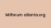 Mitforum-atlanta.org Coupon Codes