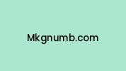 Mkgnumb.com Coupon Codes