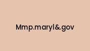 Mmp.maryland.gov Coupon Codes