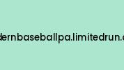 Modernbaseballpa.limitedrun.com Coupon Codes