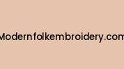 Modernfolkembroidery.com Coupon Codes