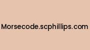 Morsecode.scphillips.com Coupon Codes